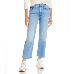 MOTHER Jeans Rambler Zip Ankle County Line Blue Size 25